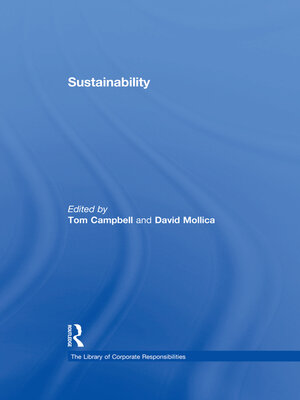 cover image of Sustainability
